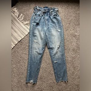 Jeans, scrunch waist size 27